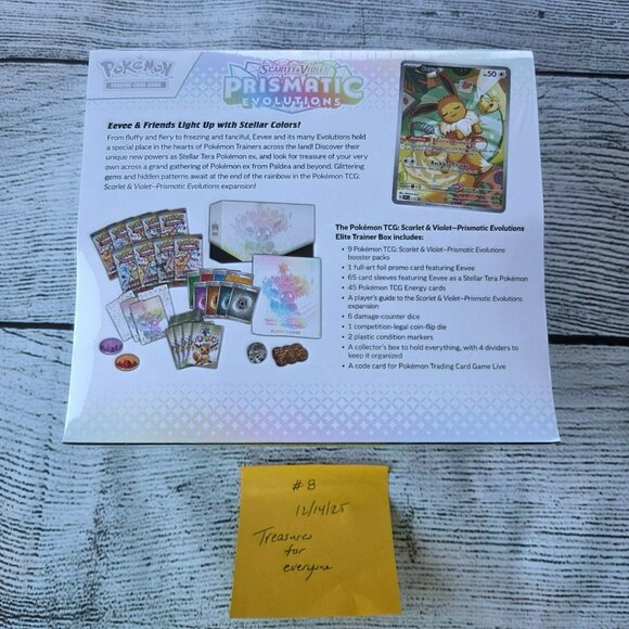 Pokémon Prismatic Evolutions ETB Elite Trainer Box Factory Sealed Dollar General - Picture 3 of 8